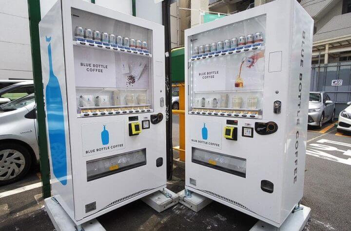 蓝瓶咖啡日本东京推出「自动贩卖机」